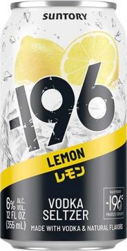 Suntory -196 - Lemon Vodka Seltzer (750ml) (750ml)